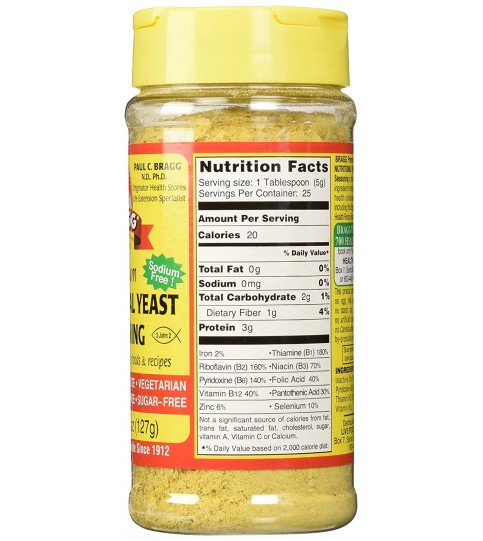 Bragg Natural Yeast Seasoning (12x4.5OZ )