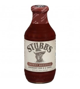 Stubbs Smokey Mesquite BBQ Sauce (6x18Oz)