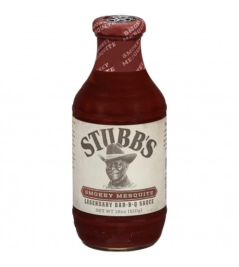 Stubbs Smokey Mesquite BBQ Sauce (6x18Oz)