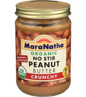 Maranatha Organic Peanut Butter No Stir Crunchy (6x16 OZ)