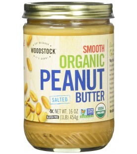 Woodstock Smooth Peanut Butter (12x16 Oz)