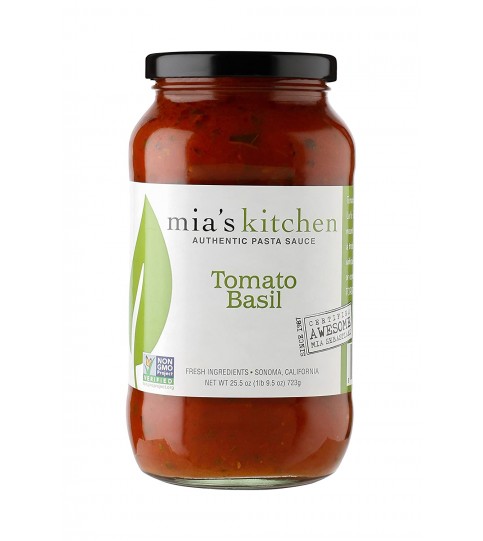 Mia's Kitchen Tomato Basil Pasta Sauce (6x25.5Oz)