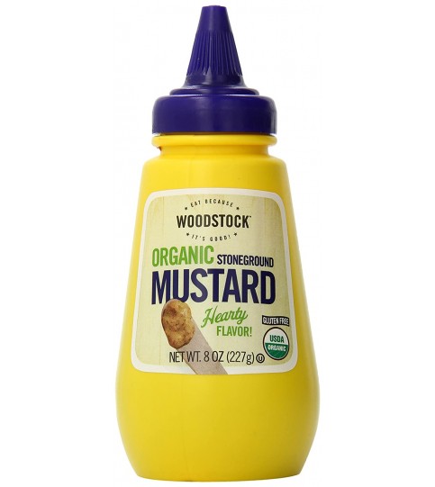 Woodstock Stoneground Mustard (12x8 Oz)