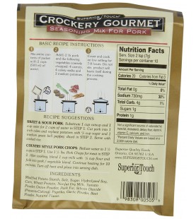 Crockery Gourmet Pork Seasoning Mix (12x2.5OZ )