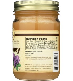 Glorybee Raw Clover Honey (6x18Oz)