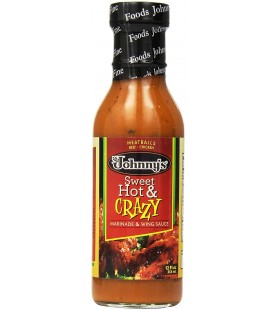 Johnny's Sweet Hot & Crazy Marinade (6x12 OZ)