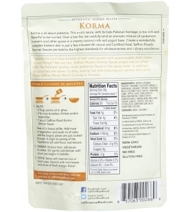 Saffron Road Korma Simmer Sauce (8x7OZ )