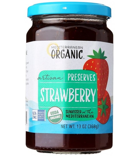 Mediterranean Organics Strawberry Preserves (12x13 Oz)