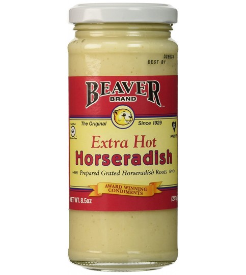 Beaver Extra Hot Horseradish Sauce (12x8.5Oz)