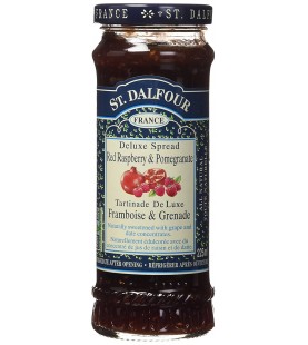 St. Dalfour Raspberry Pomegranate 100% Fruit Conserve (6x10 Oz)