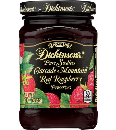 Dickinson PreservesPure Seedless Red Raspberry (6x10Oz)