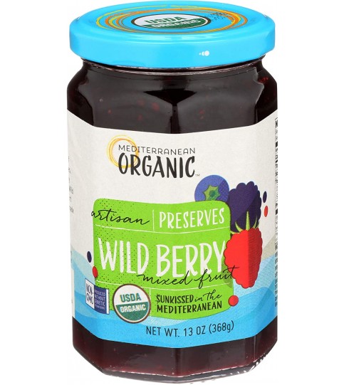 Mediterranean Organics Wild Berry Preserves (12x13 Oz)