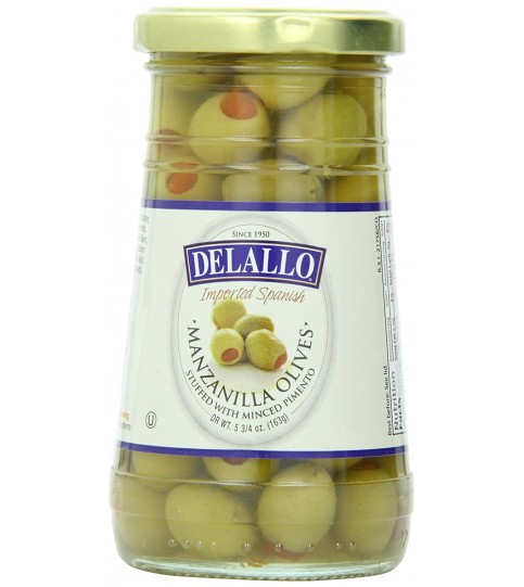 De Lallo Stuffed Manzanilla Olives (12x5.75 Oz)