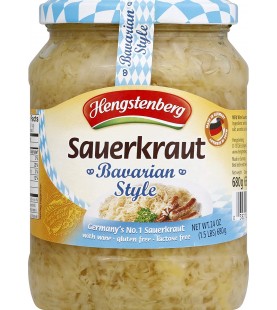 Hengstenberg Bav Sauerkraut/Wine (12x24.3OZ )