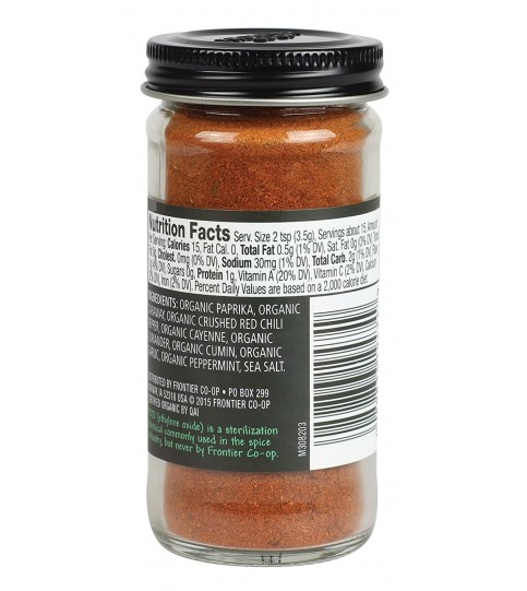 Frontier Natural Products Organic Harissa (1x1.9 Oz)