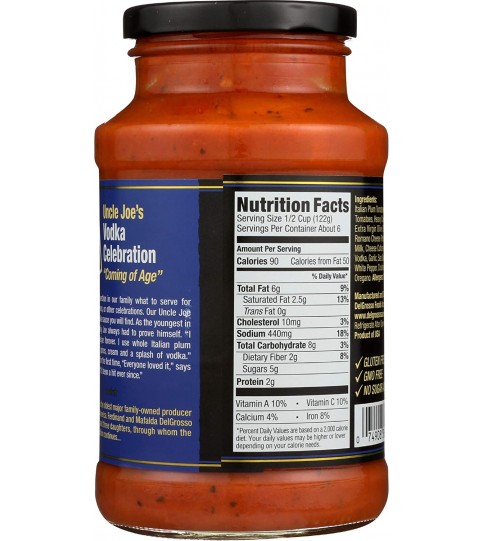 La Famiglia Vodka Pasta Sauce (6x26OZ )