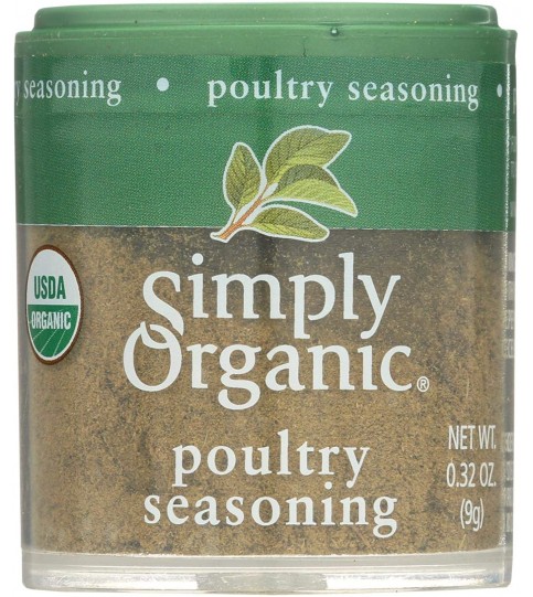 Simply Organic Mini Poultry Season Blend (6x.32 Oz)