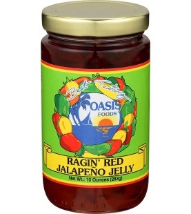 Oasis Jalapeno Ragin Red Jelly (6x10Oz)