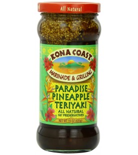 Kona Coast Marinade & Grilling SaucePineapple Teriyaki (6x15Oz)