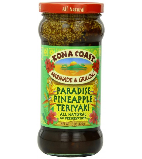 Kona Coast Marinade & Grilling SaucePineapple Teriyaki (6x15Oz)