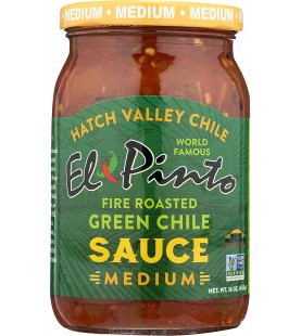 El Pinto Medium Green Chili Sauce (6x16 Oz)