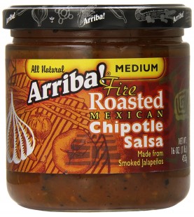 Arriba! Medium Fire Roasted Mexican Chipotle Salsa (6x16Oz)