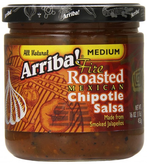 Arriba! Medium Fire Roasted Mexican Chipotle Salsa (6x16Oz)