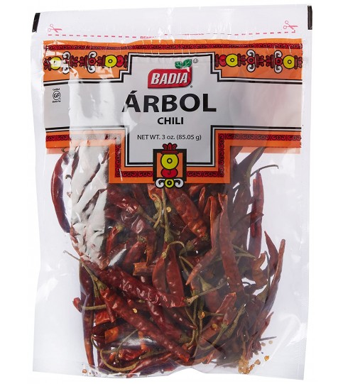 Badia Arbol Chili Pods (12x3 OZ)