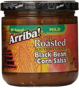 Arriba! Fire Roasted Southwestern Black Bean & Corn Salsa (6x16Oz)