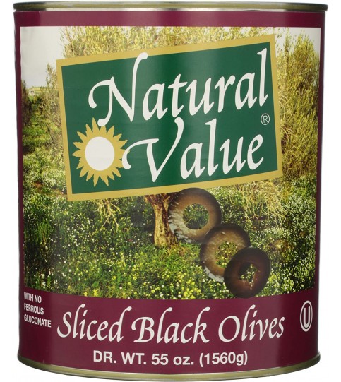 Natural Value Black Sliced Olv/No Fg (6x108OZ )