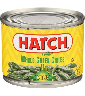 Hatch Mild Whole Green Chiles (12x4Oz)