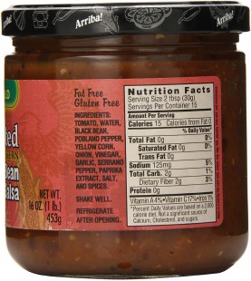 Arriba! Fire Roasted Southwestern Black Bean & Corn Salsa (6x16Oz)