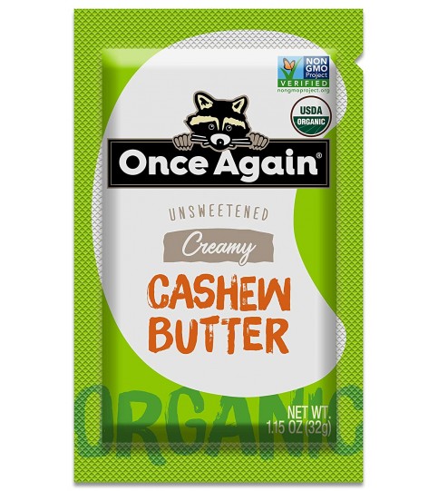 Once Again Organic Cashew Butter Squeeze (10X1.15 OZ)