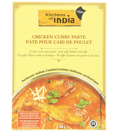 Kitchens Of India Paste For Chicken Curry (6x3.5OZ )