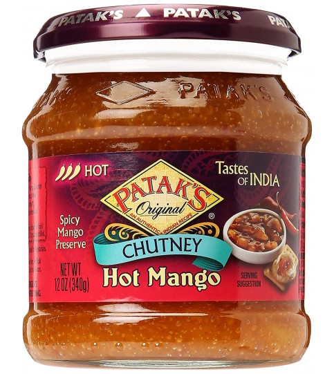 Patak's Hot Mango Chutney (6x12Oz)