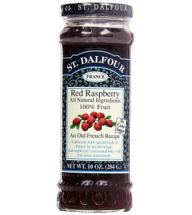 St. Dalfour Red Raspberry 100% Fruit Conserve (6x10 Oz)