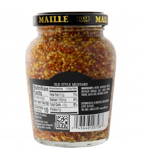 Maille Mustard Old Style Whole Grain Dijon (6x7.3 Oz)