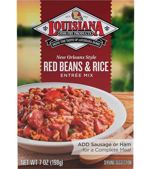 Louisiana Entree Mix New Orleans Style Red Beans and Rice (12x7 OZ)