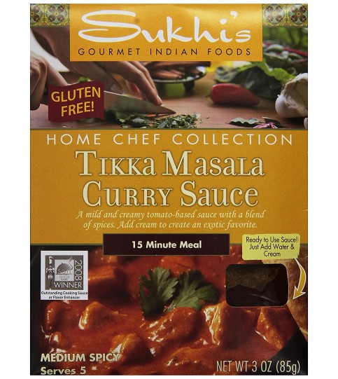 Sukhi's Gluten-Free Tikka Masala Sauce (6x3Oz)