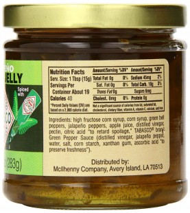 Tabasco Jalapeno Pepper Jelly - Mild (6x10 OZ)