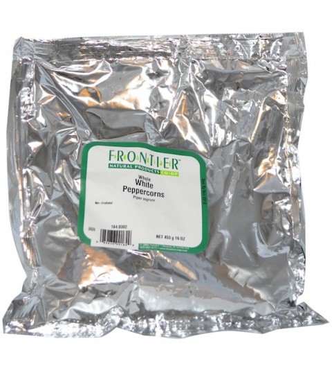 Frontier Peppercorns White Whole (1x1LB )