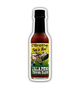 O`Brothers Hot Sauce Jalapeno Pepper Sauce (12X5 OZ)