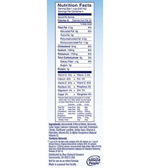 Blue Diamond Original Almond Breeze (12x32 Oz)