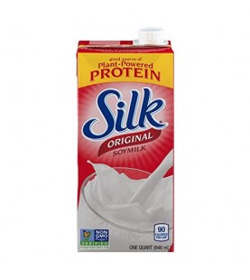 Silk Soymilk Plain Silk Soymilk Aseptic (6x32 Oz)