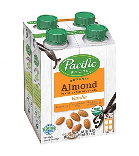 Pacific Natural Naturally Almond Vanilla Low Fat Beverage (12x32 Oz)