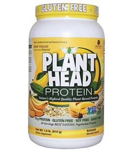 Genceutic Naturals Plant Head Protein Banana 1.8 lb