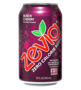 Zevia Nat Black Chry Soda (12x16OZ ) 