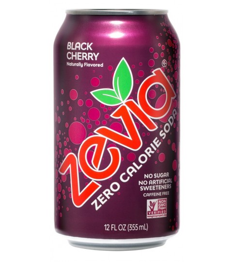 Zevia Nat Black Chry Soda (12x16OZ ) 