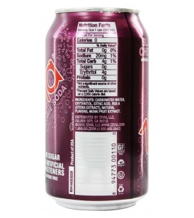 Zevia Natural Black Cherry Diet Soda (4x6x12 Oz)