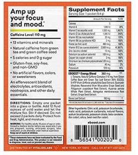 Eboost Natural Energy Orange Powder (1x20 Ct)